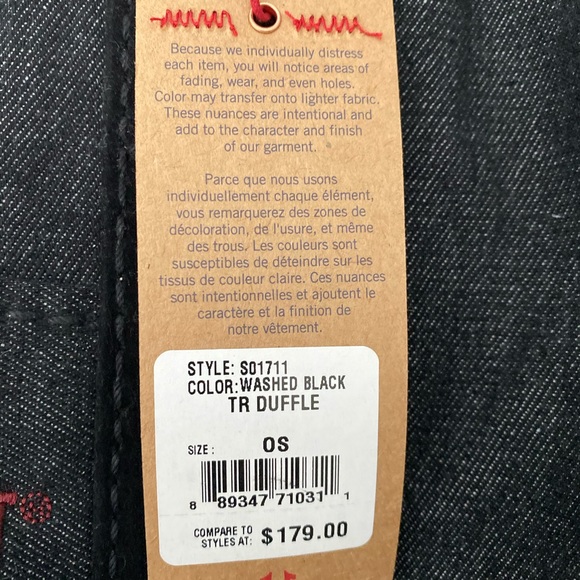 NWT- True Religion Bag - Picture 6 of 8